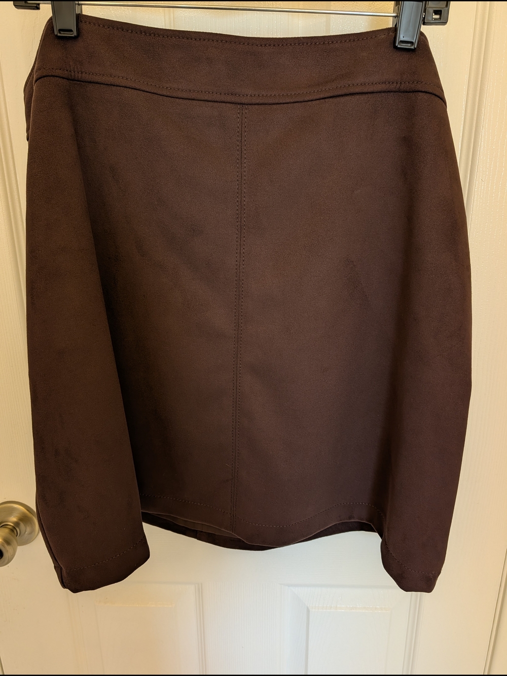 LOFT Dark Brown Mini Skirt